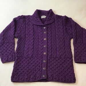 Blarney Woollen Mills Aran Style Cardigan